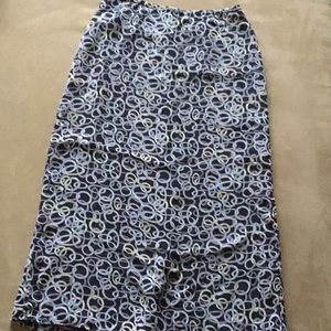 Old Navy Printed Maxi Skirt with Kick Split